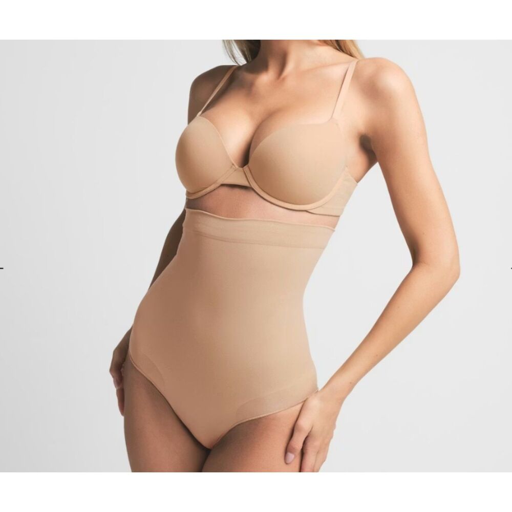 NEW Skims Seamless Sculpt High Waisted Shaping Brief in Clay Medium